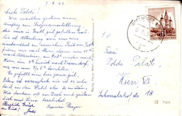 Stift Altenburg - A 1963 95 001 ●